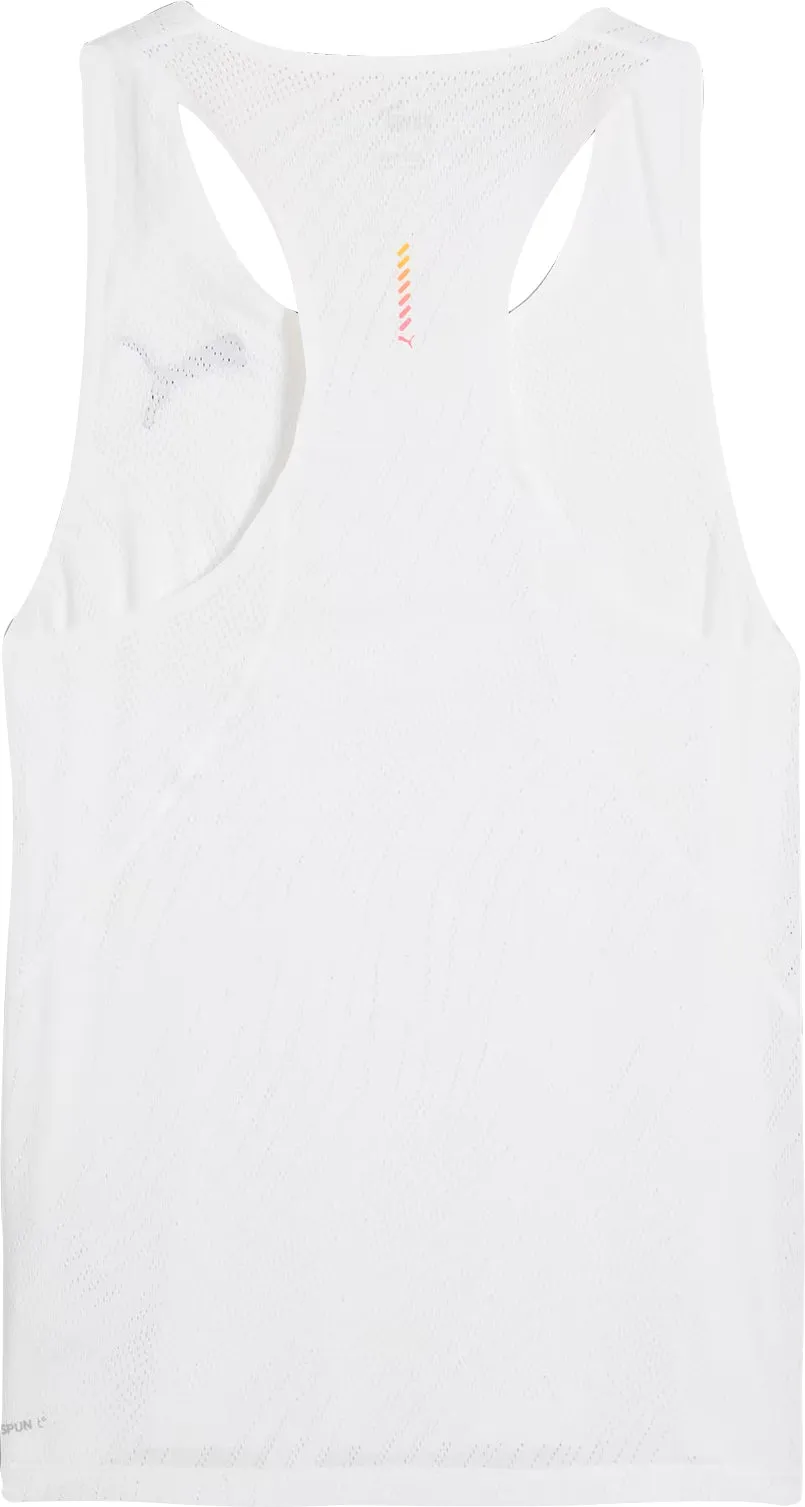 Free Fit Puma Run Ultraspun Mens Running Vest - White