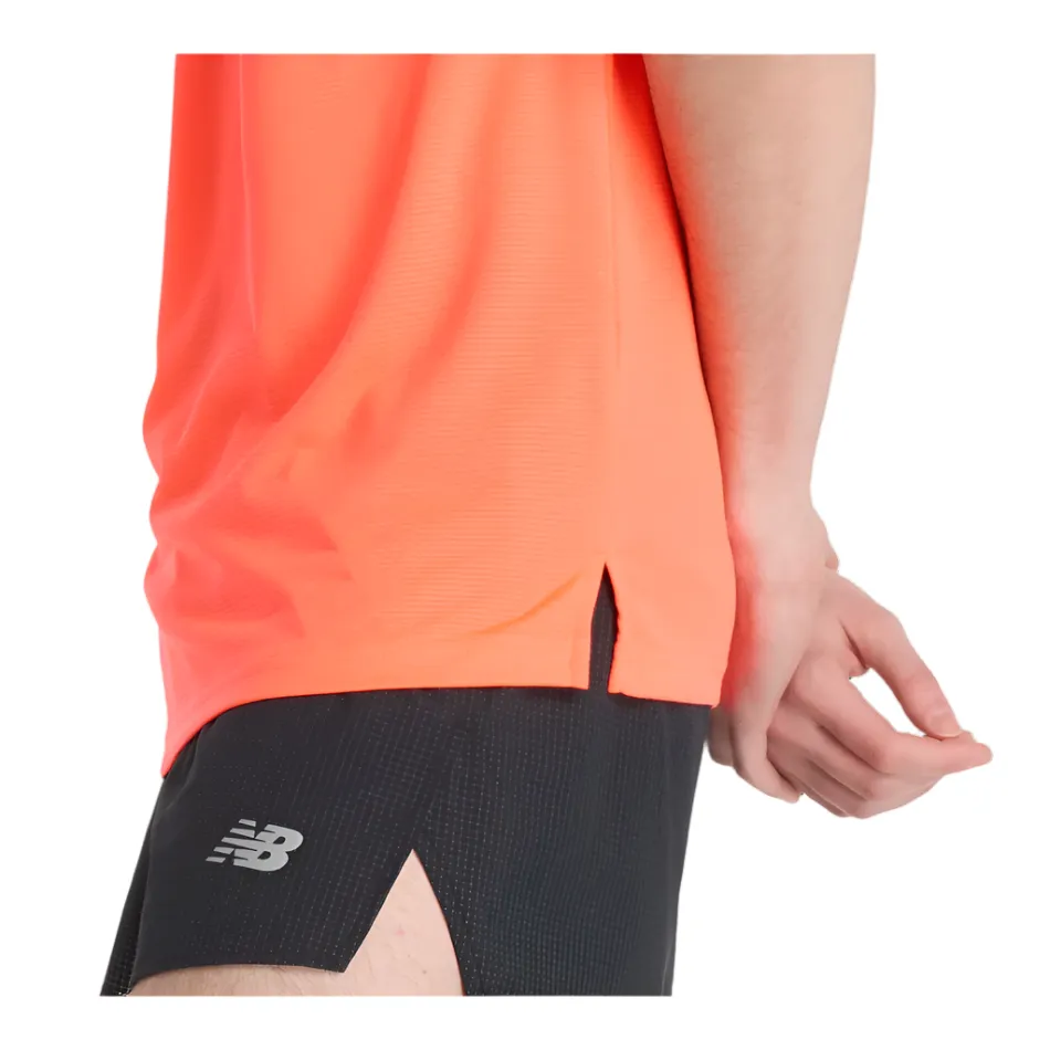 Winter Layer Effortless Comfort New Balance Men's Sport Essentials Short Sleeved Tee in Urgent Red AW25