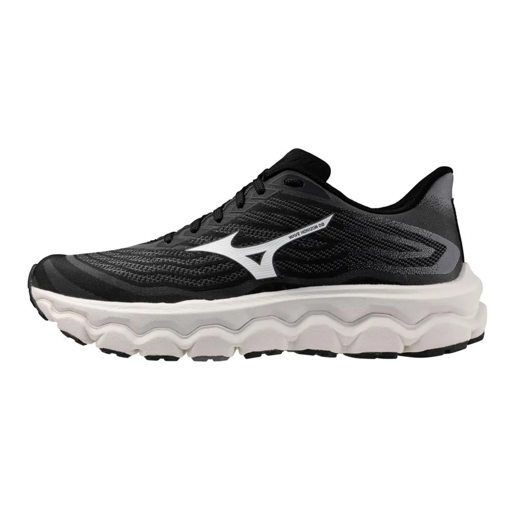 Mizuno | Wave Horizon 8 | Men's | Black/White quick - dry running shoes running in park