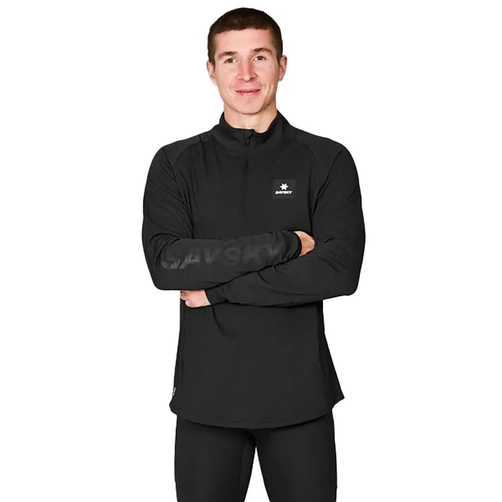 Men's Blaze 1/2 Zip Fleece - Black product thermal lining insulation Outdoor Wear