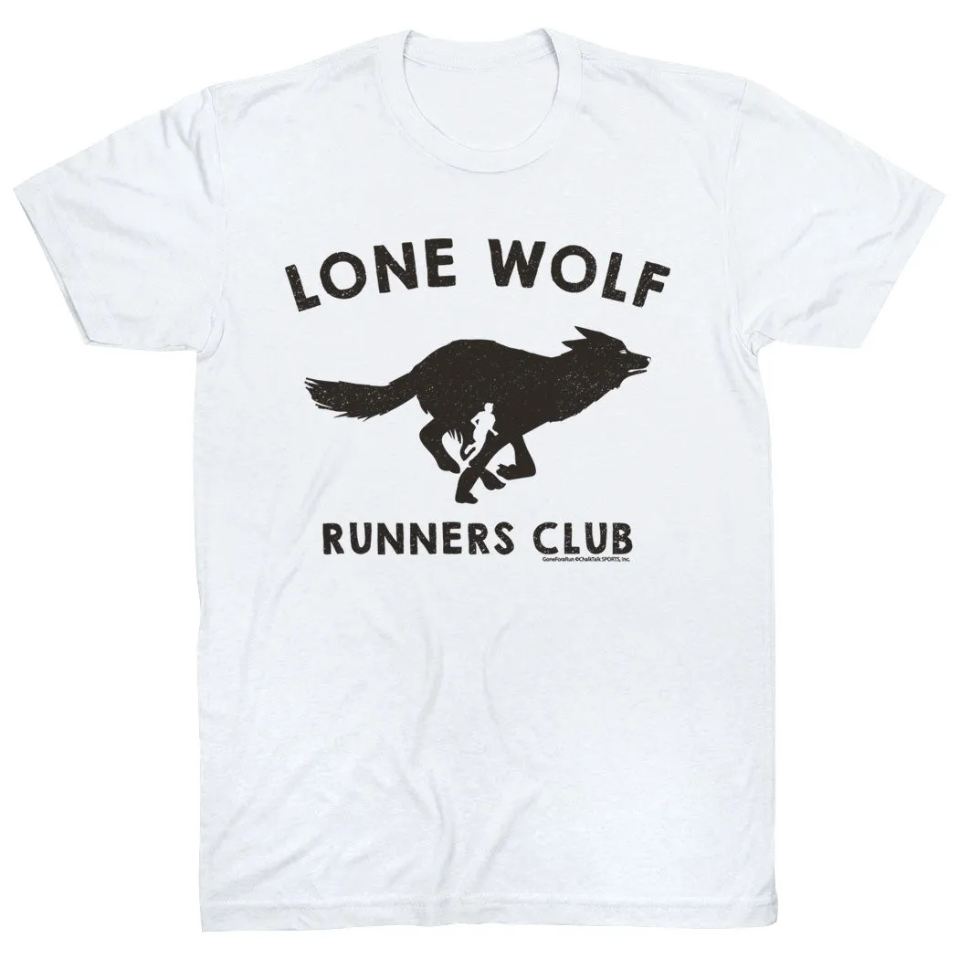Bold Comfort Running Short Sleeve T-Shirt - Run Club Lone Wolf
