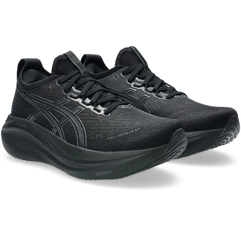 Warmup Run premium - running Asics Men's Gel-Nimbus 27 Running Shoes Black / Graphite Grey
