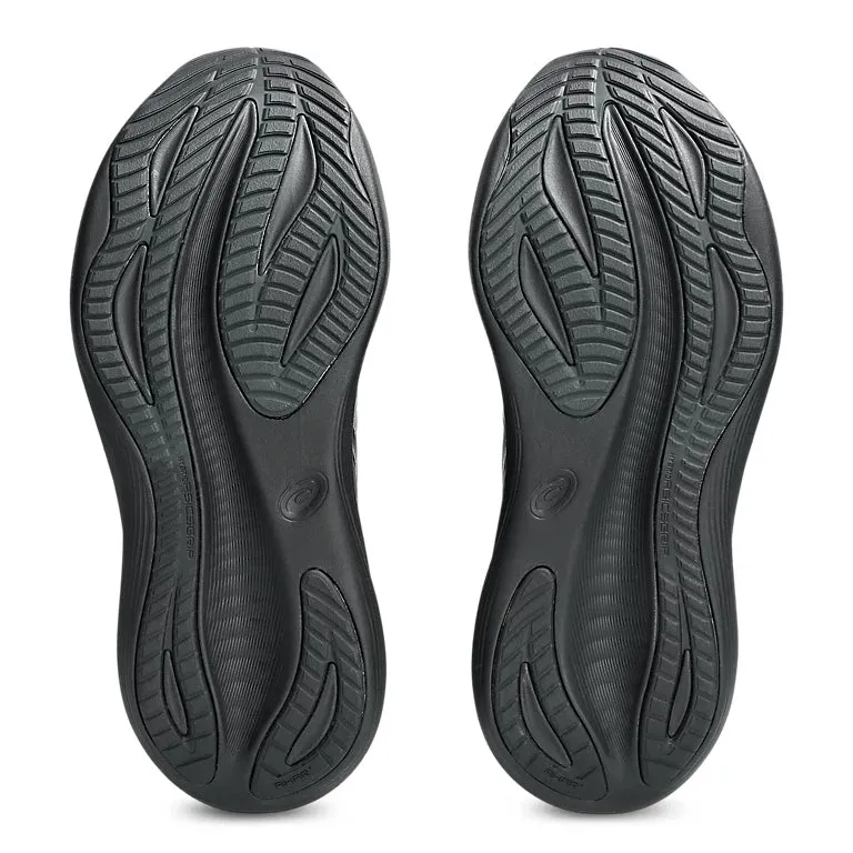 Asics Men's Gel-Nimbus 27 Running Shoes Black / Graphite Grey Anatomical Contour slip - on design