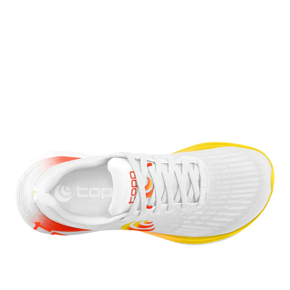 Active Running Topo Men's Specter 2 Running Shoes in White/Sunset SS25