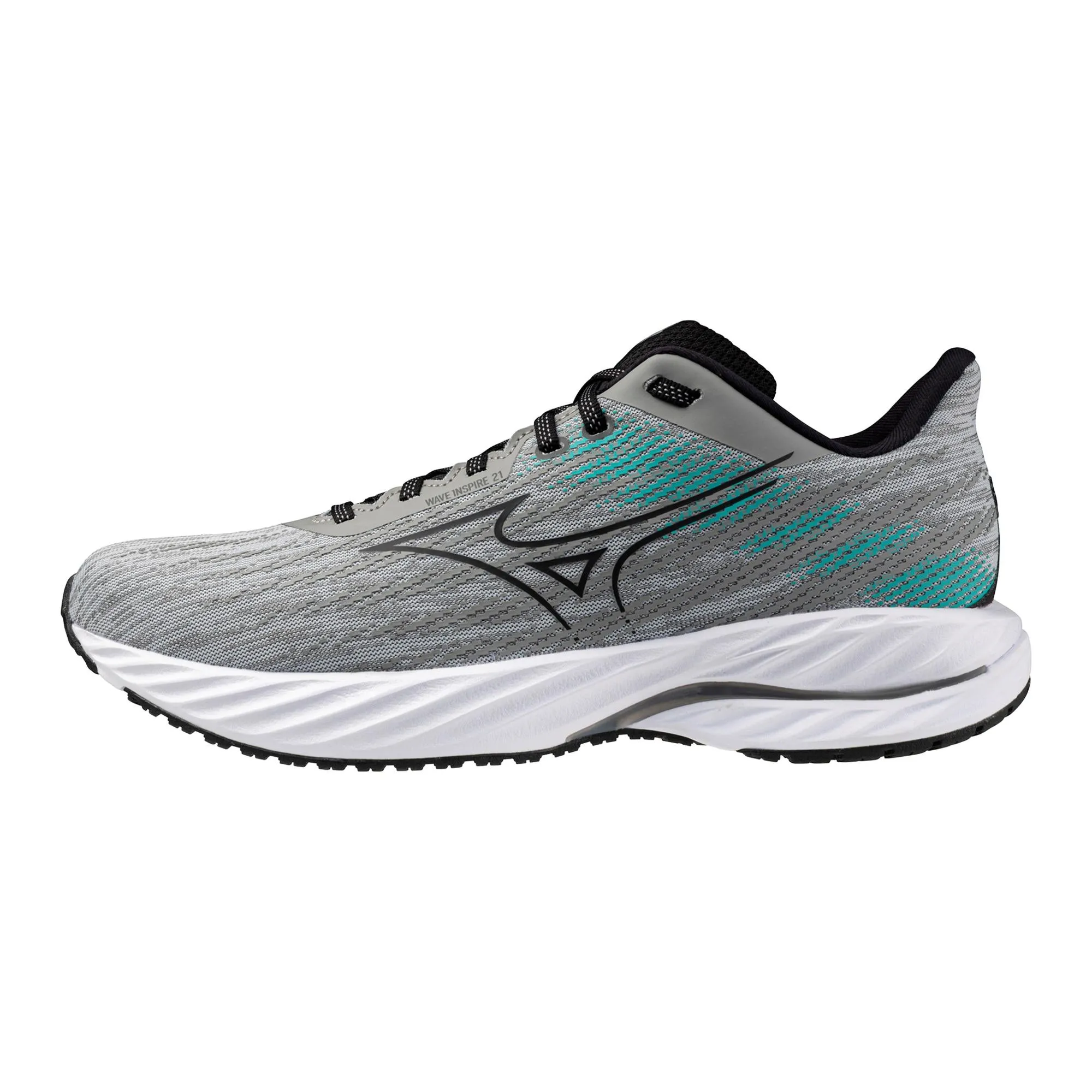 triple - strap shoes diabetic running shoes Men's Wave Inspire 21 (UG90 - Ultimate Grey/Black)
