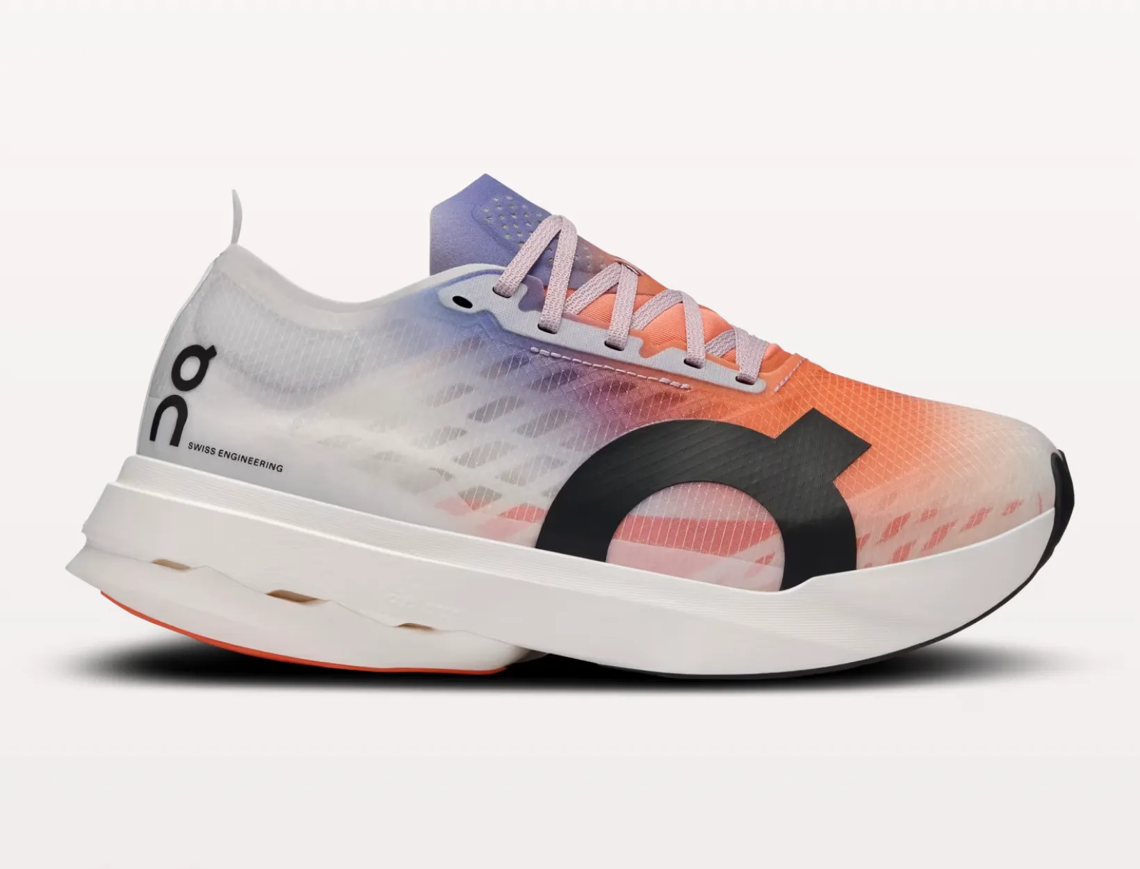 Women's Cloudboom Strike (White/Flame) ventilation channels