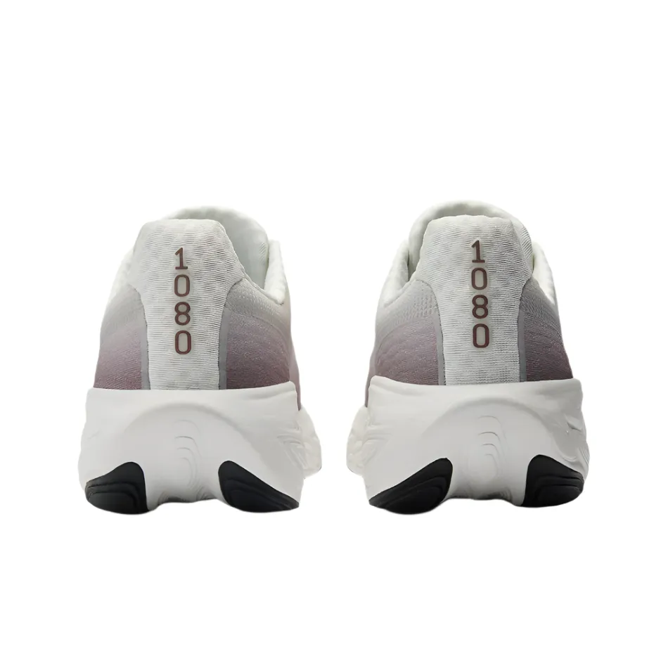 Stretchable Material App - compatible New Balance Men's 1080 V14 Running Shoes in Earth Shadow with Reflection and Urgent Red AW25