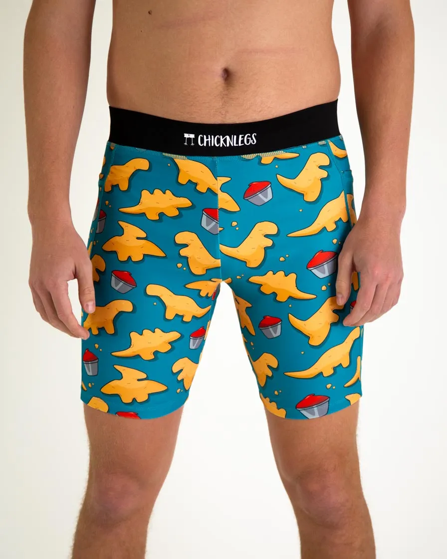 Temperature Regulating Fabric Sleek Design Men's Nuggets 8" Half Tights