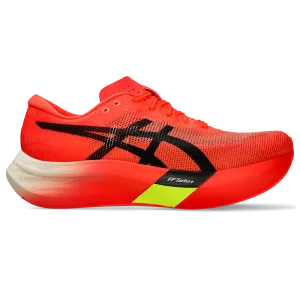 running in a plastic bridge area shoes Slip Resistant Tread Pattern Unisex Metaspeed Sky Paris (600 - Sunrise Red/Black)