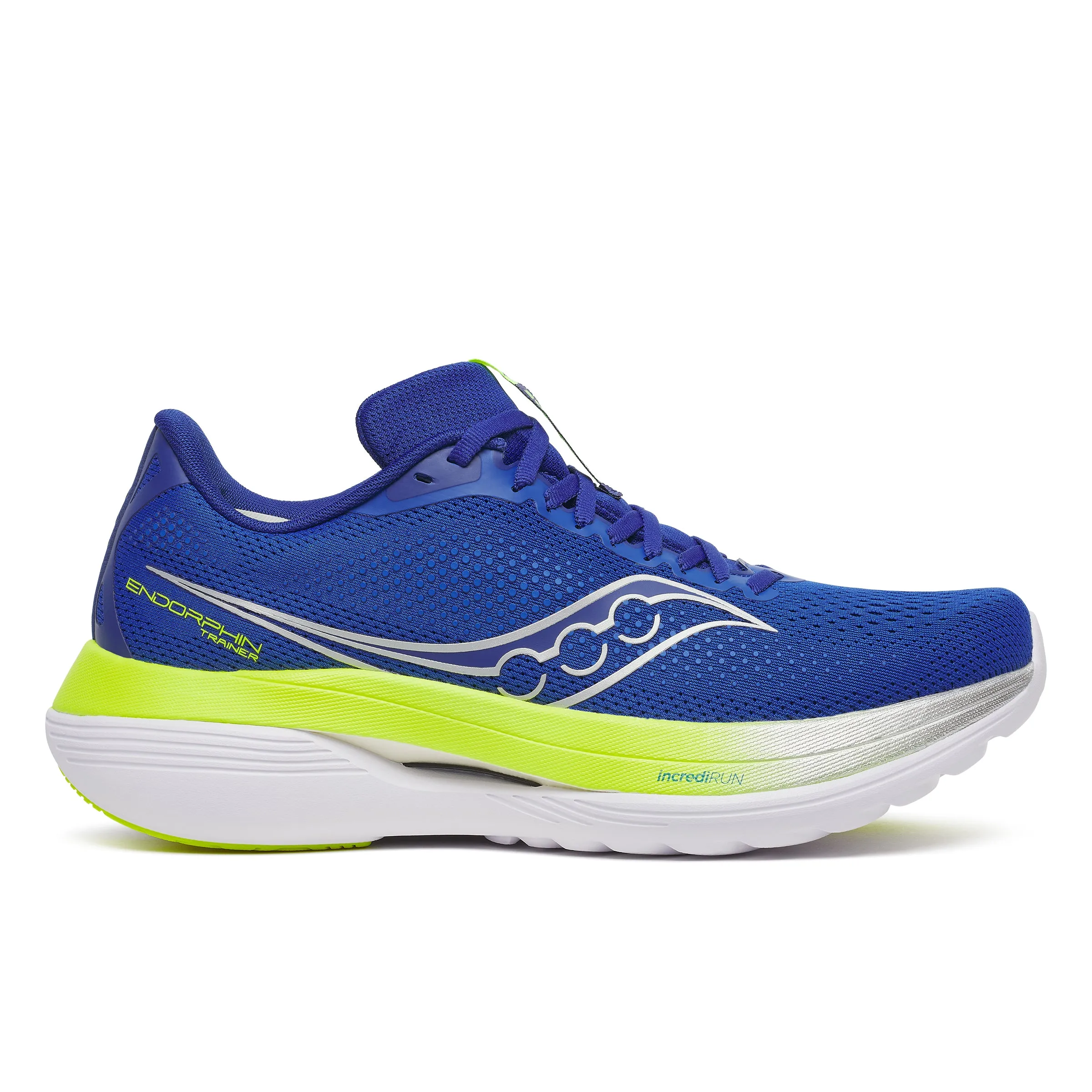 Men's Endorphin Trainer (210 - Lapis/Citron) shock - absorbing running shoes