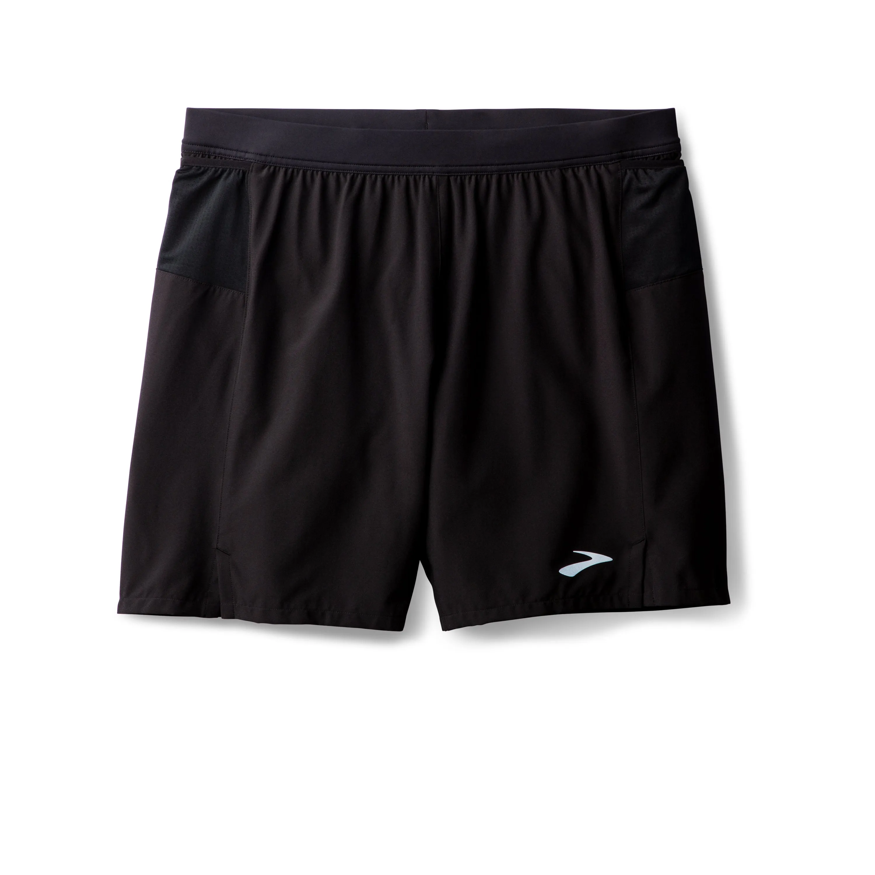 Brooks | Journey 7" Shorts | Men's | Black Active Fit Weightless Travel Design