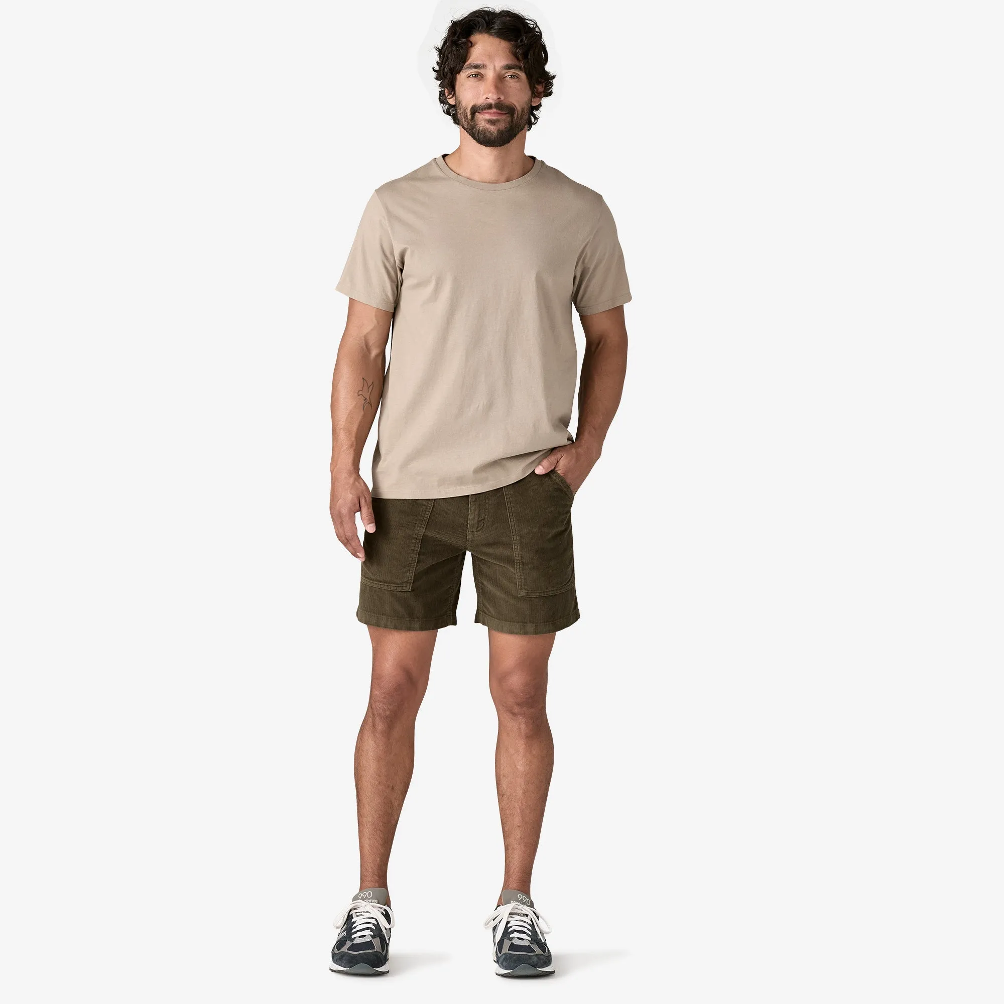 Clean Lines Men's Organic Cotton Cord Utility Shorts - 6"