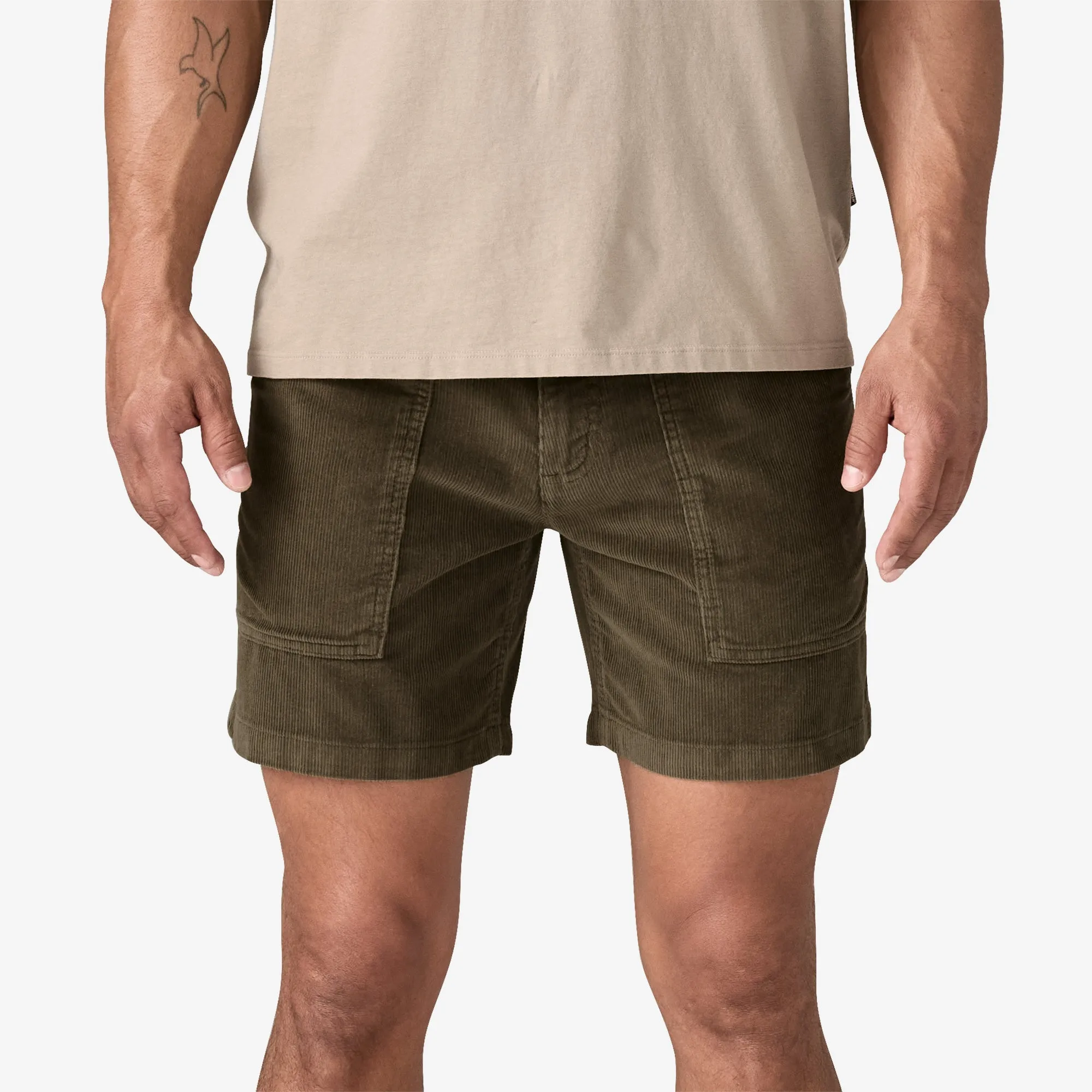 Men's Organic Cotton Cord Utility Shorts - 6" Antibacterial