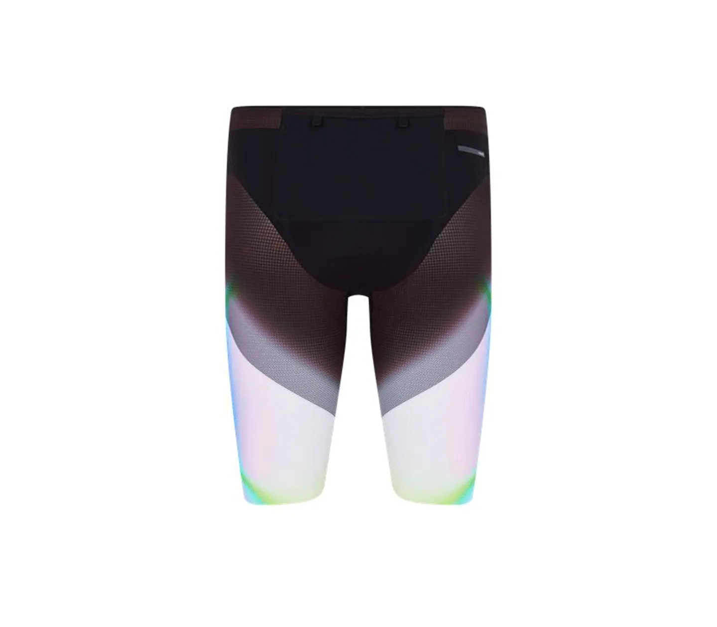 Men's Marathon Speed Shorts | Black/Summer Rainbow Cozy Wear
