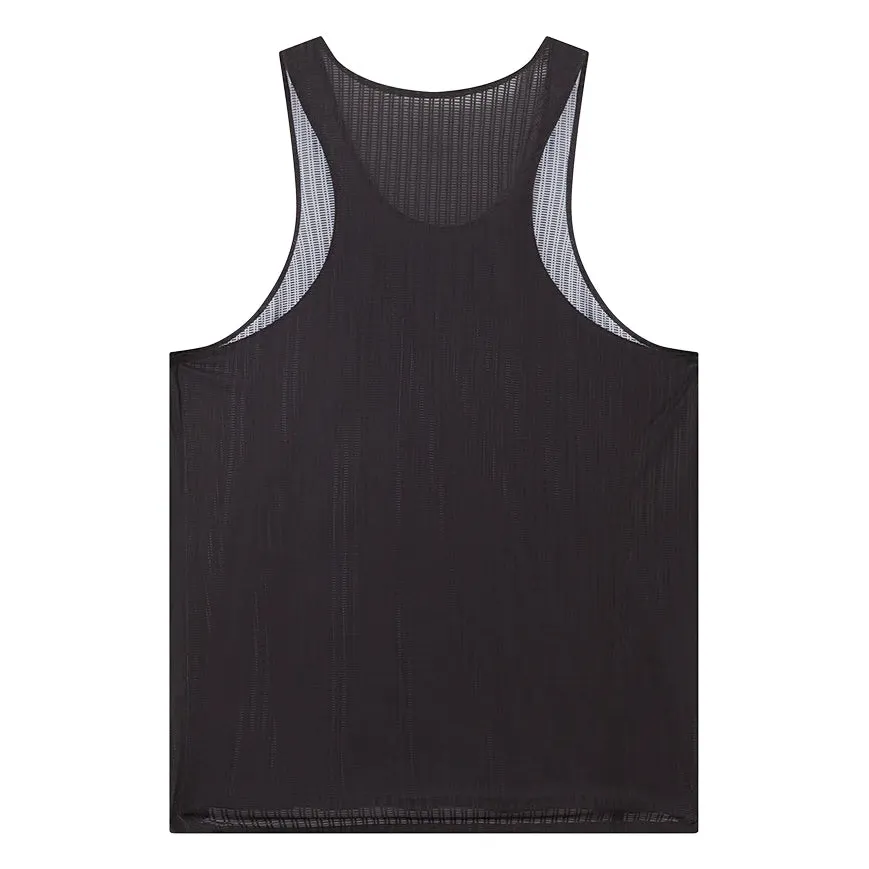Men's Race Vest Black Non Restrictive Fit