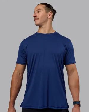 Layering Comfort Pace Running Tee - Midnight Blue