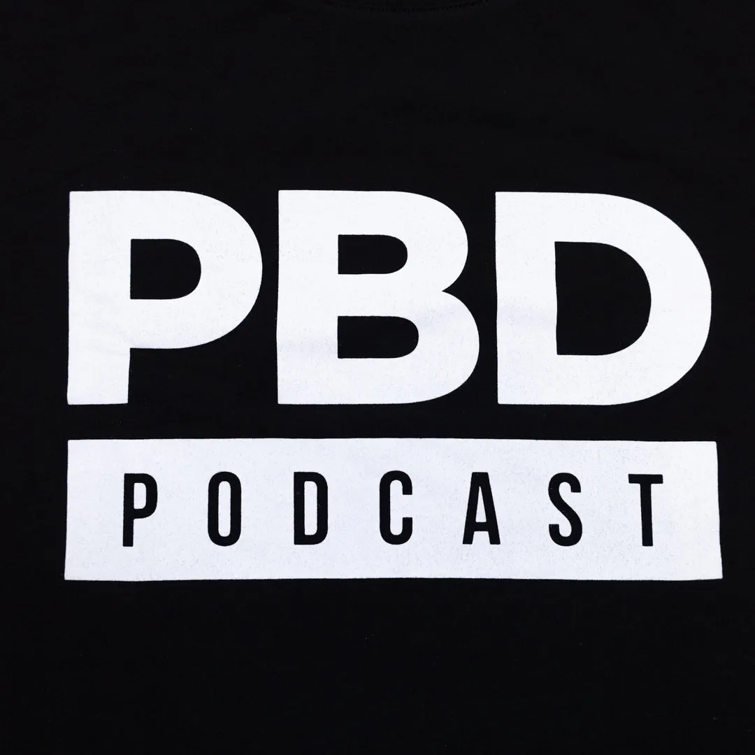 Bright Color PBD Podcast Black Short Sleeve T-Shirt