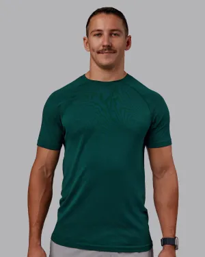AeroFLX  Seamless Tee - Dark Moss/Dark Moss All-Day Comfort Wear