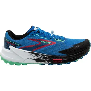 Brooks Catamount 3 Mens Trail Running Shoes - Blue Reinforced Toe Bumper