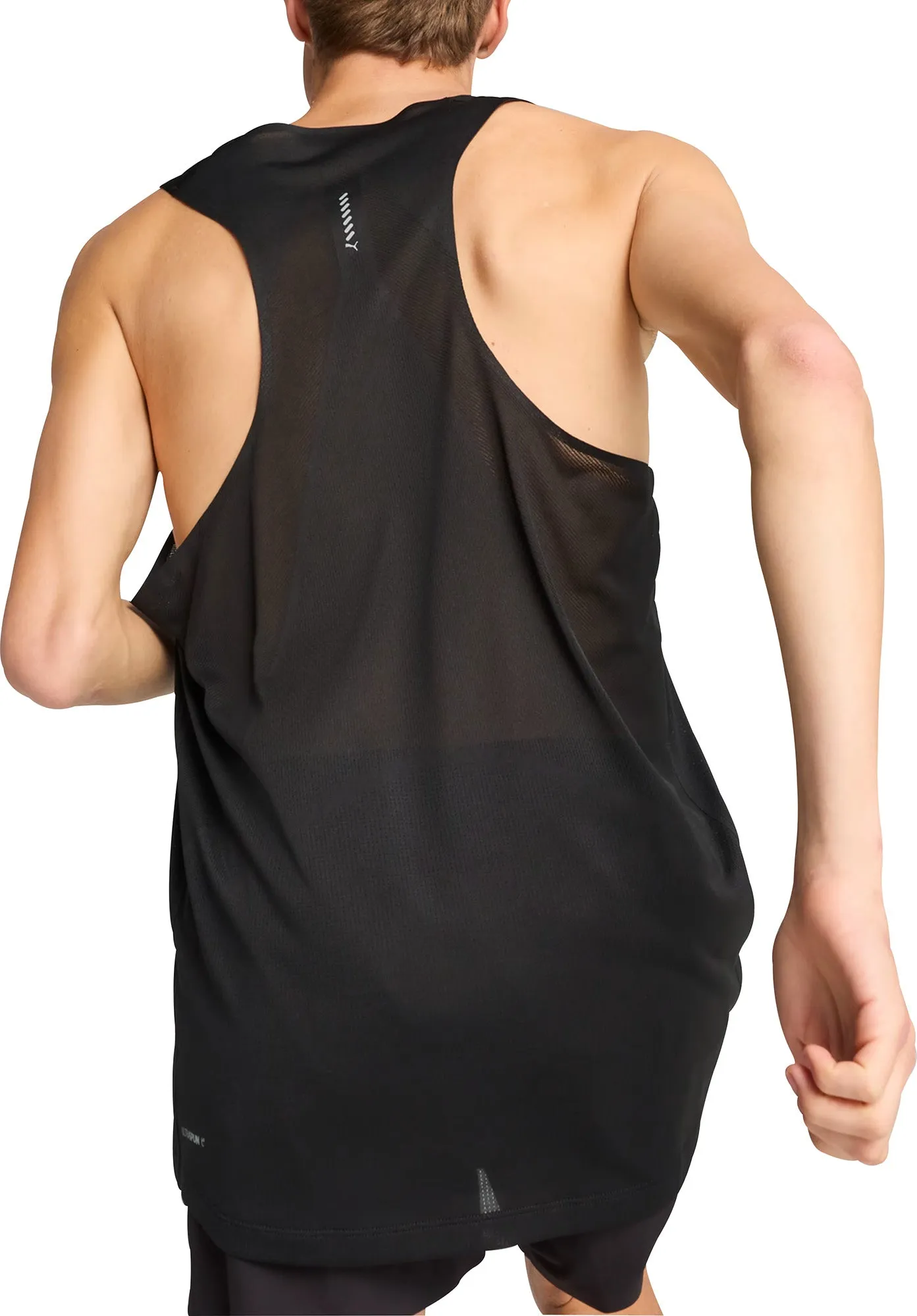 Puma Raceday Ultraspun Mens Running Vest - Black low - frequency use Productivity - increased