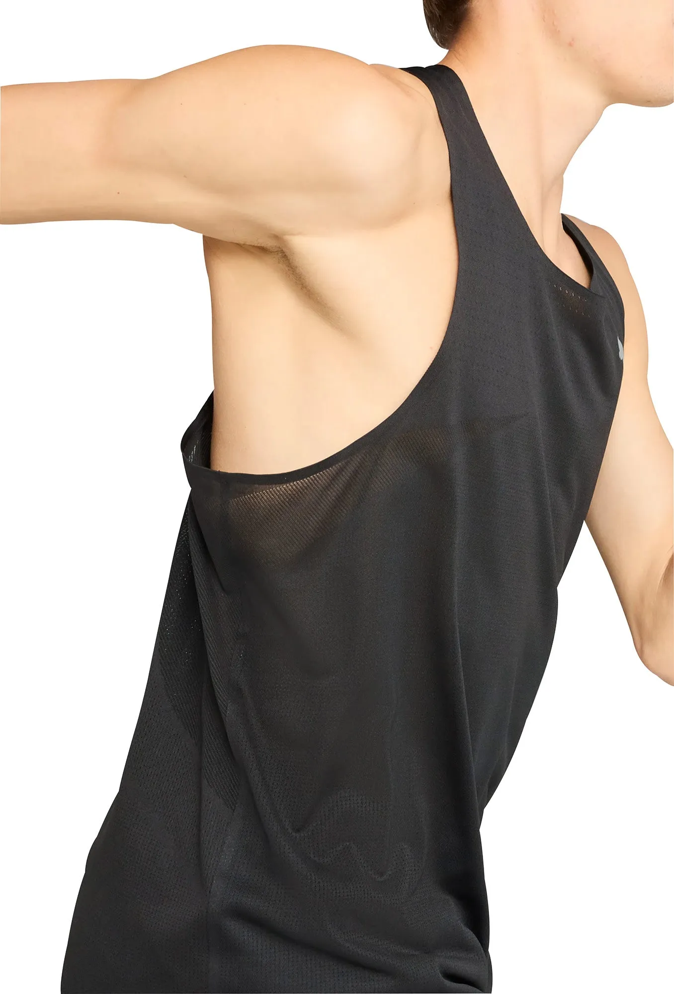 Puma Raceday Ultraspun Mens Running Vest - Black Quick Pull Tab long term lease