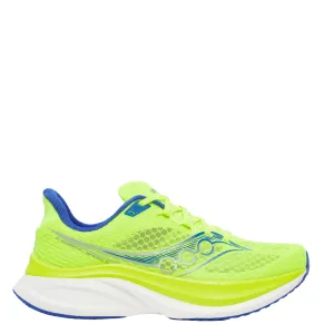 Strategic Ventilation Ports multi - surface adaptable Saucony Men's Endorphin Speed 5 Running Shoes in Citron/Lapis - Online Exclusive