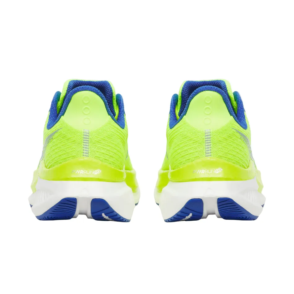 Total Flex Temperature Regulating Tech Saucony Men's Endorphin Speed 5 Running Shoes in Citron/Lapis - Online Exclusive