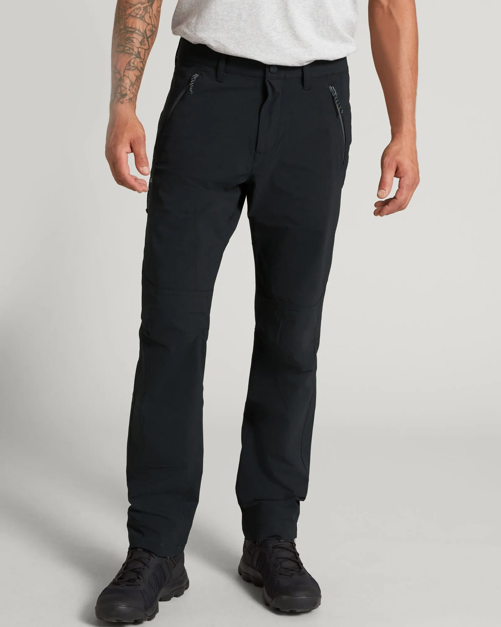 athletic style Quick DryTextile Men's Flinders Pants - Black