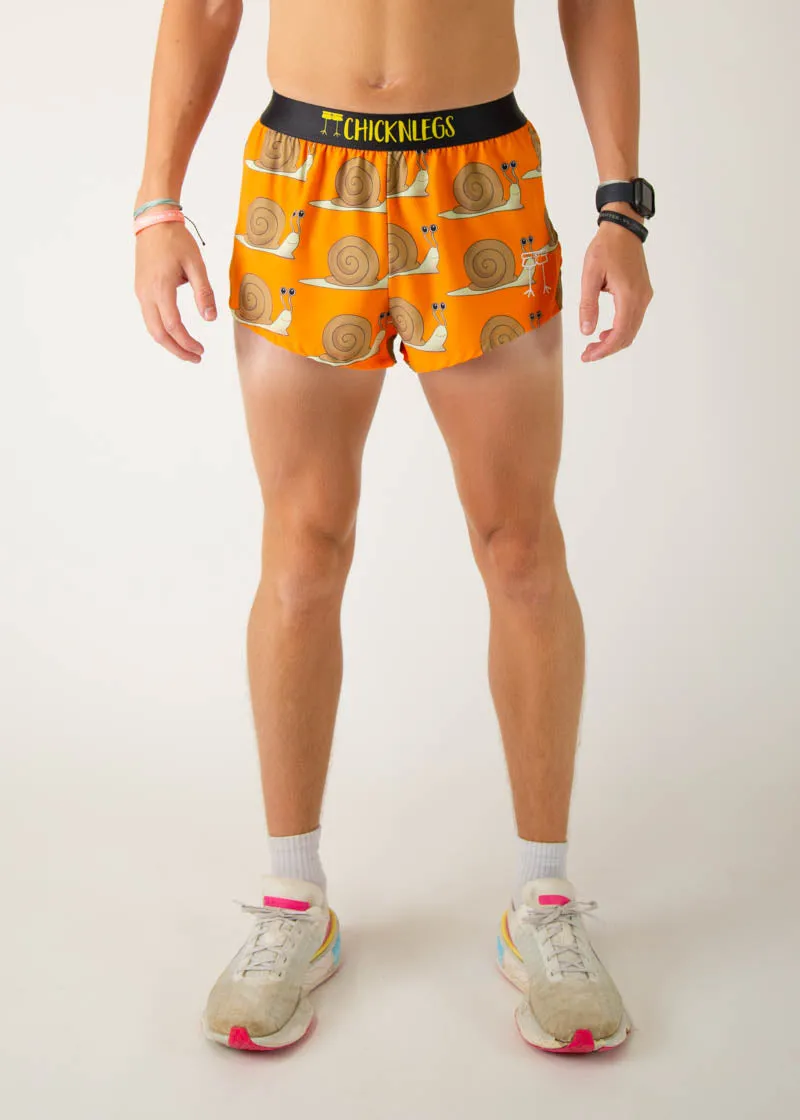 Summer Vibes Men's Snail's Pace 2" Split Shorts