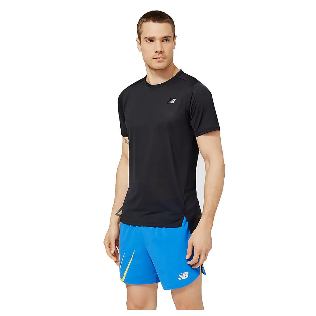 EthicalProduction New Balance Accelerate Short Sleeve  (Mens) - Black