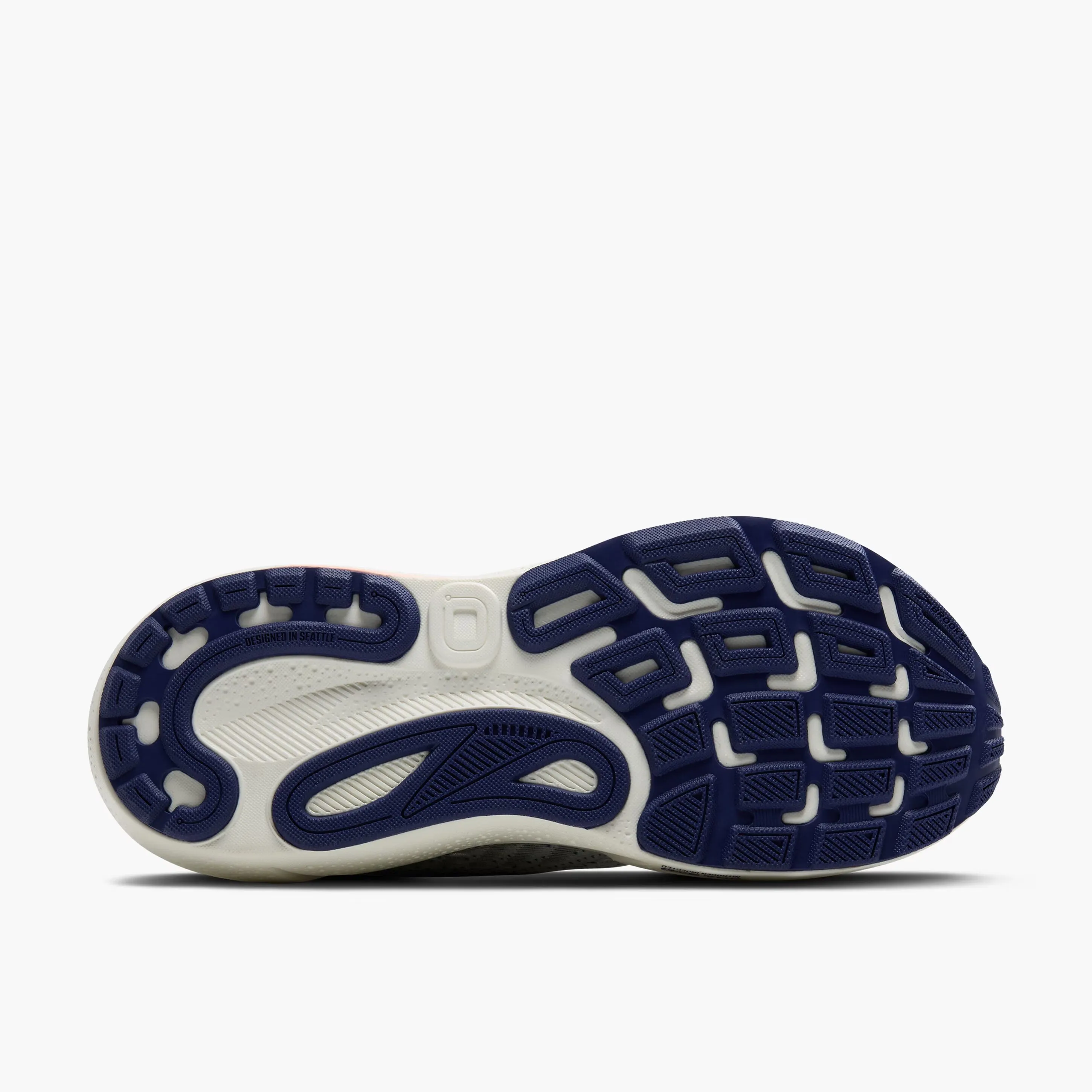 Speedboard post - run Brooks Women's Adrenaline GTS 24 Wide Fit Running Shoes Grey / Blue Ribbon / Peach