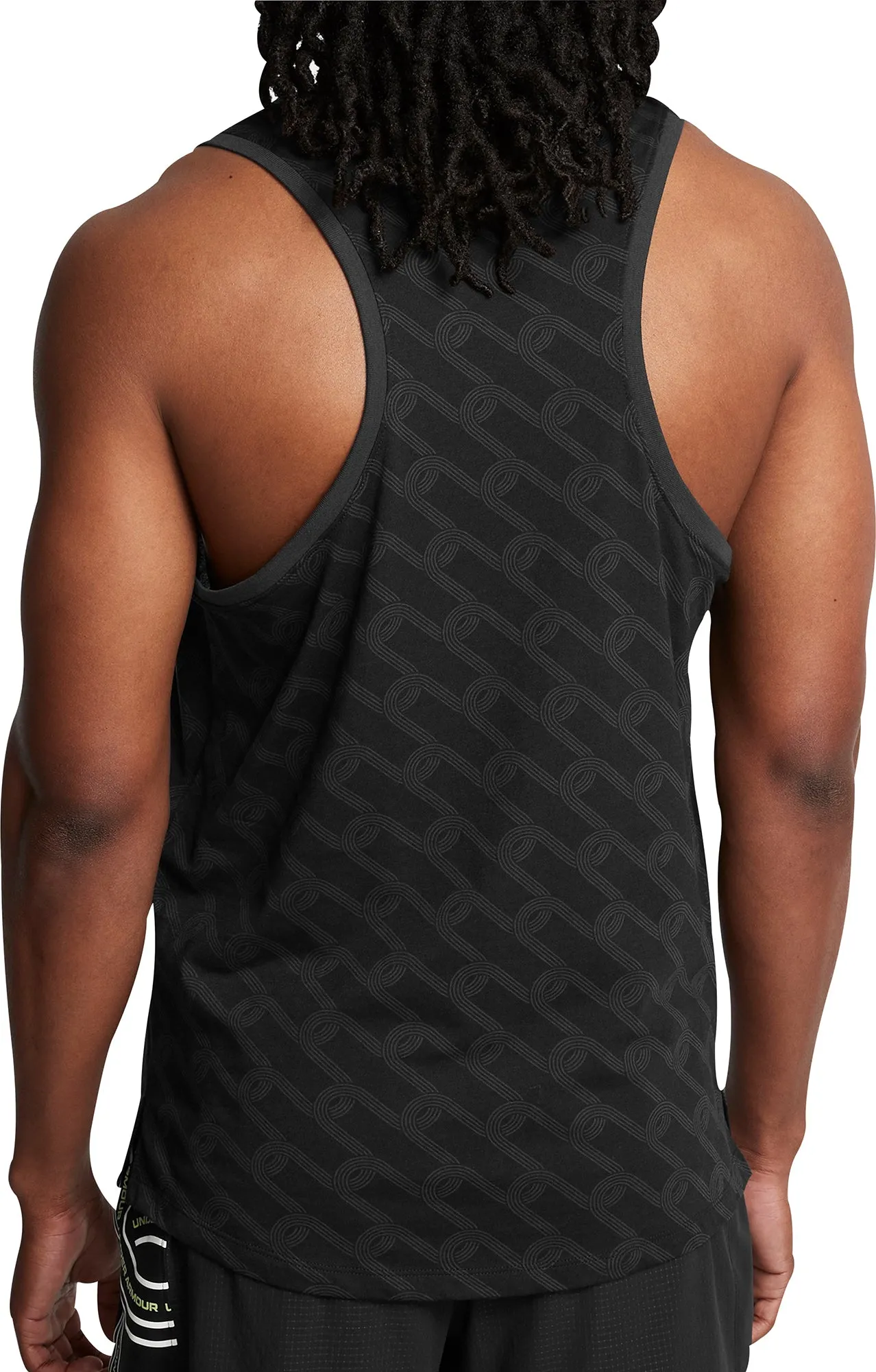 Under Armour Run Anywhere Mens Running Vest - Black Back Ventilation Design