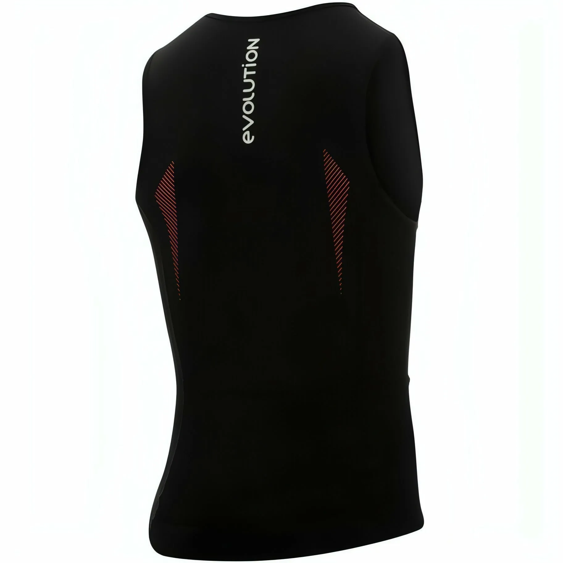 Zone3 Swim-Top Mens Sleeveless Top - Black Layer Fresh