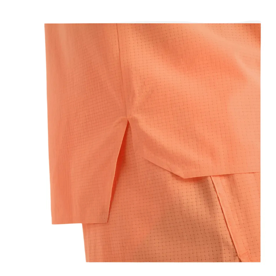 New Balance Men's Race Day Ultralight Short Sleeved T-Shirt in Hot Mango SS25 Soft and Flexible