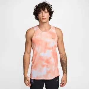 Men's Running Division Breathe Dri-FIT ADV Running Tank Top (844 -  Apricot Agate/Reflective Black) Sustainable Base EcoDye Process