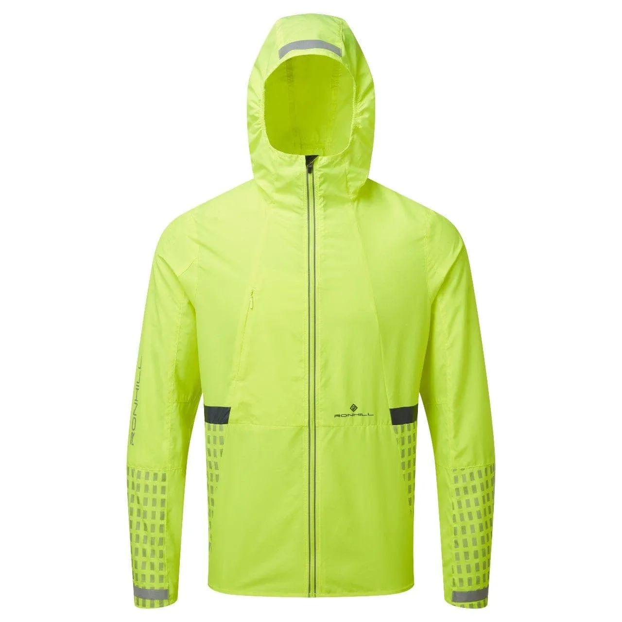 Classic Jacket Wind Protection Ronhill Tech Afterhours Jacket (Mens) - Fluo Yellow/Charcoal/Reflective
