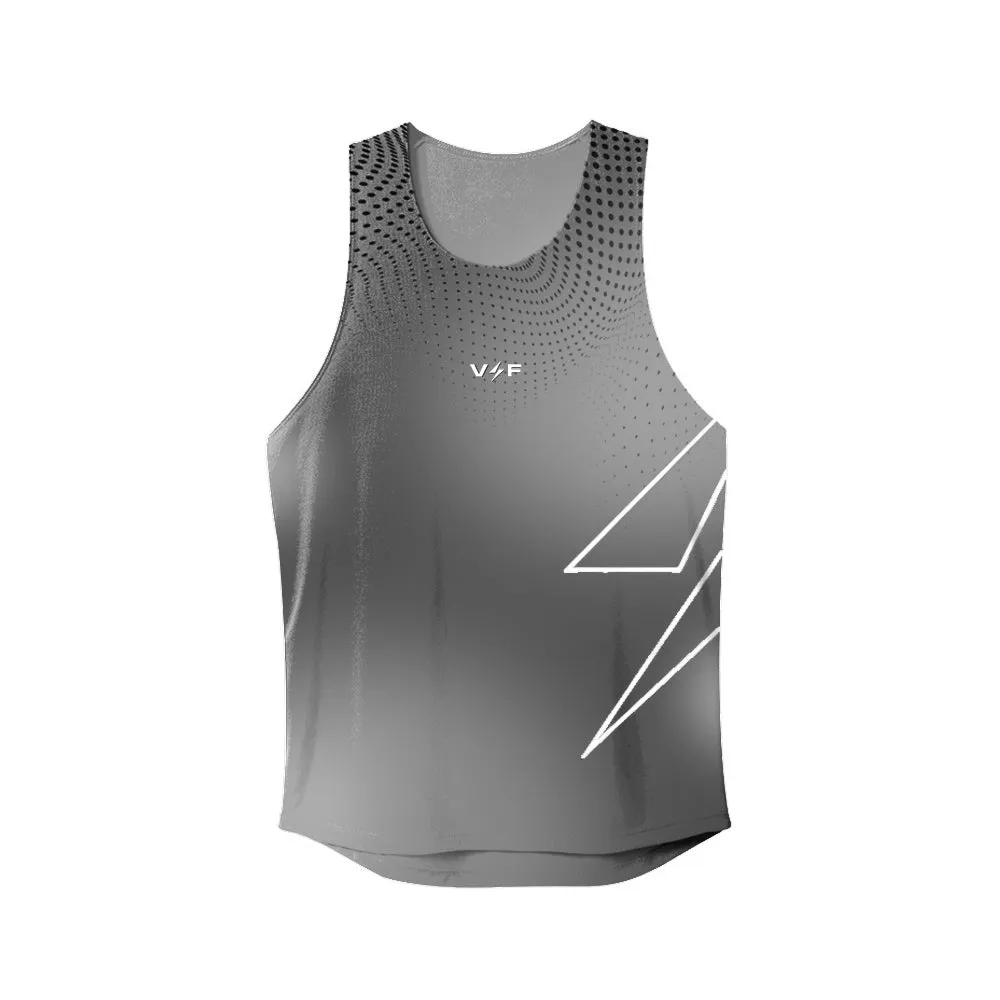 Volt and Fast FAST Tank - Grey/White HighDensityWeave