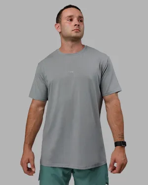 Casual Flex Design Quality Fabric Base FLXCotton Tee - Circular Grey