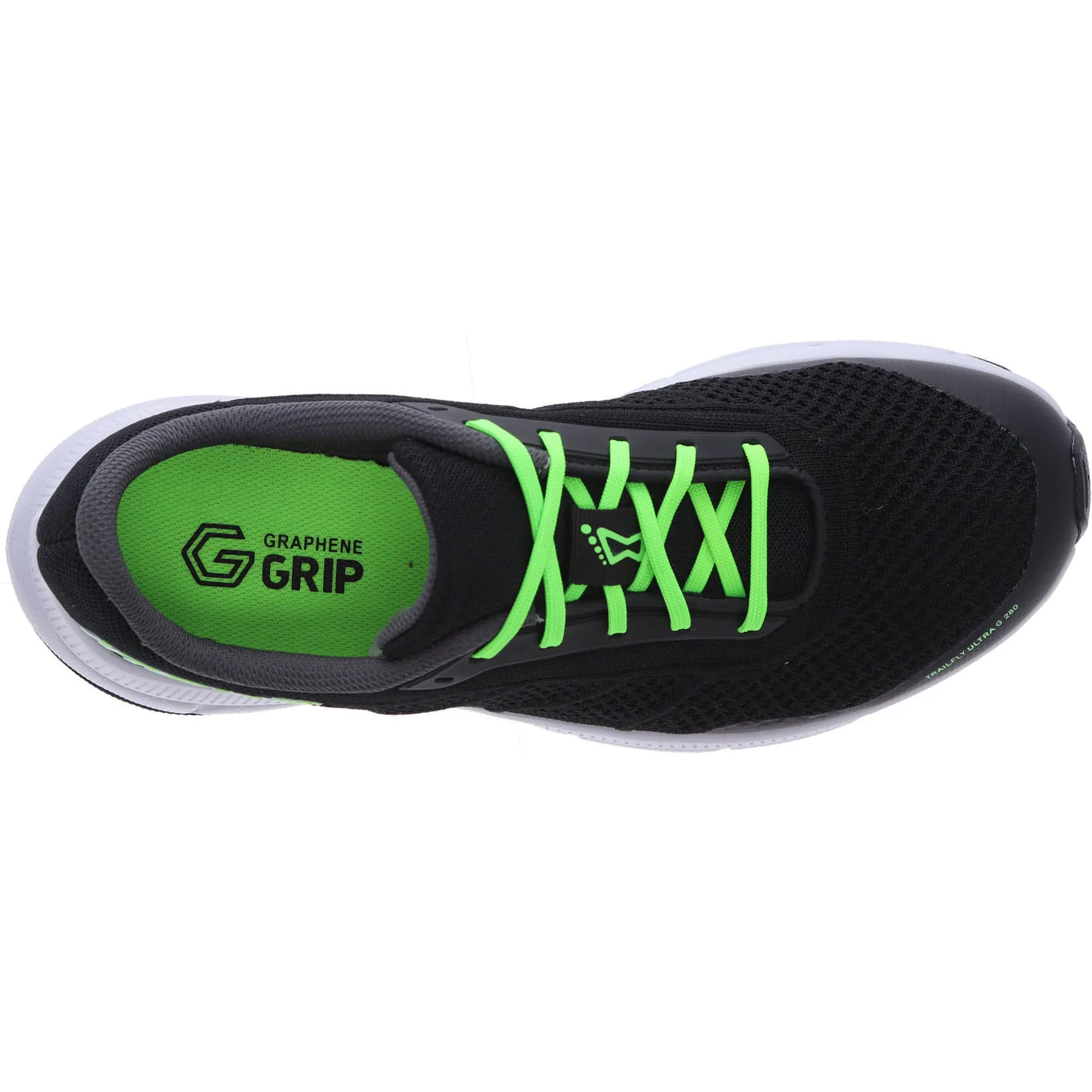 Inov8 TrailFly Ultra G 280 Mens Trail Running Shoes - Black Eco friendly materials