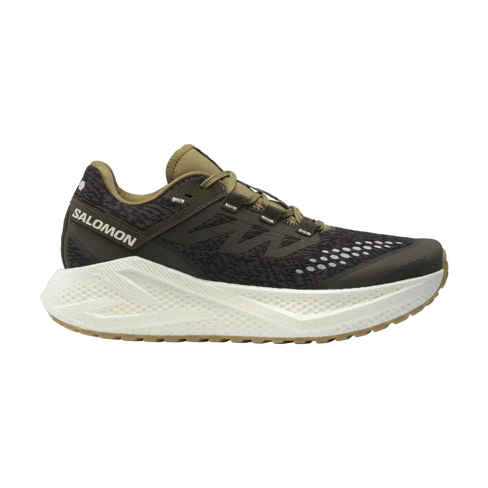 endurance trail shoes Pronation Control Men's Aero Glide 3 GRVL Running Shoe - Wren/Vanilla Ice/Coyote Brown - Regular (D)