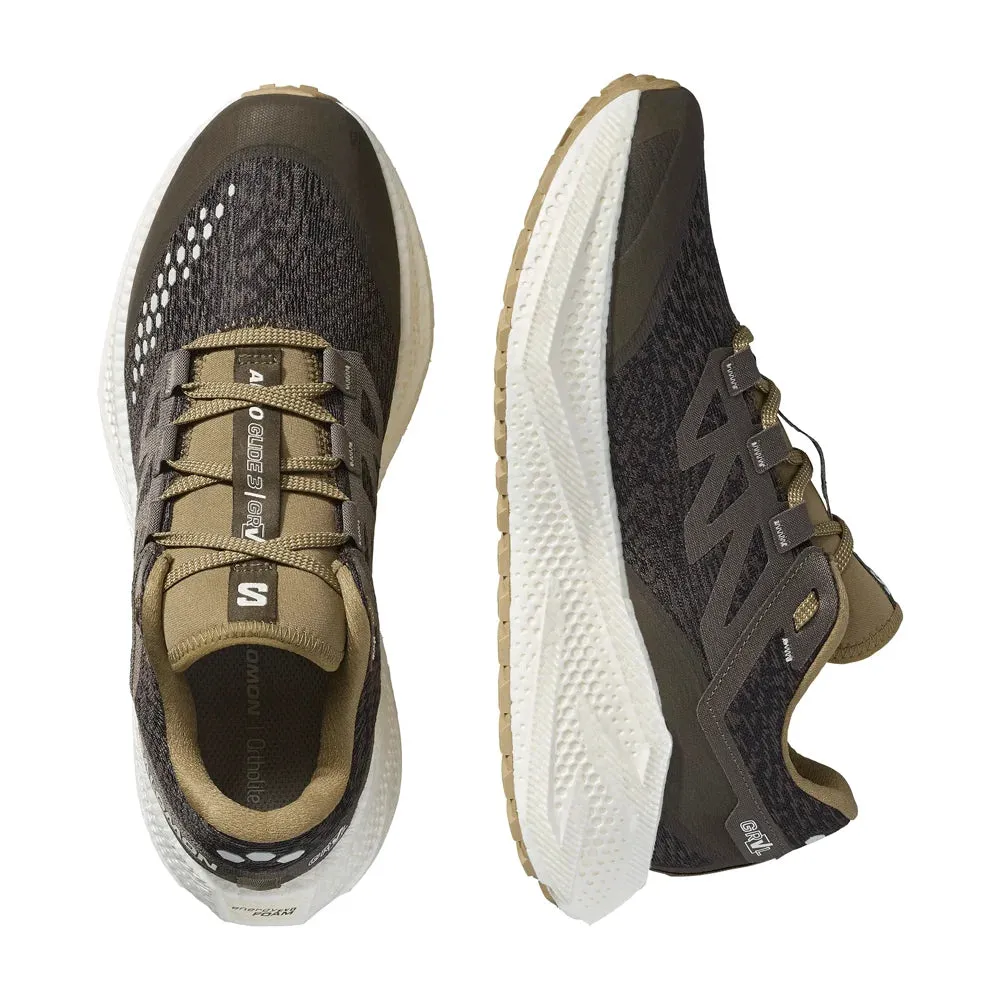Men's Aero Glide 3 GRVL Running Shoe - Wren/Vanilla Ice/Coyote Brown - Regular (D) Lightweight Cushioning Technology