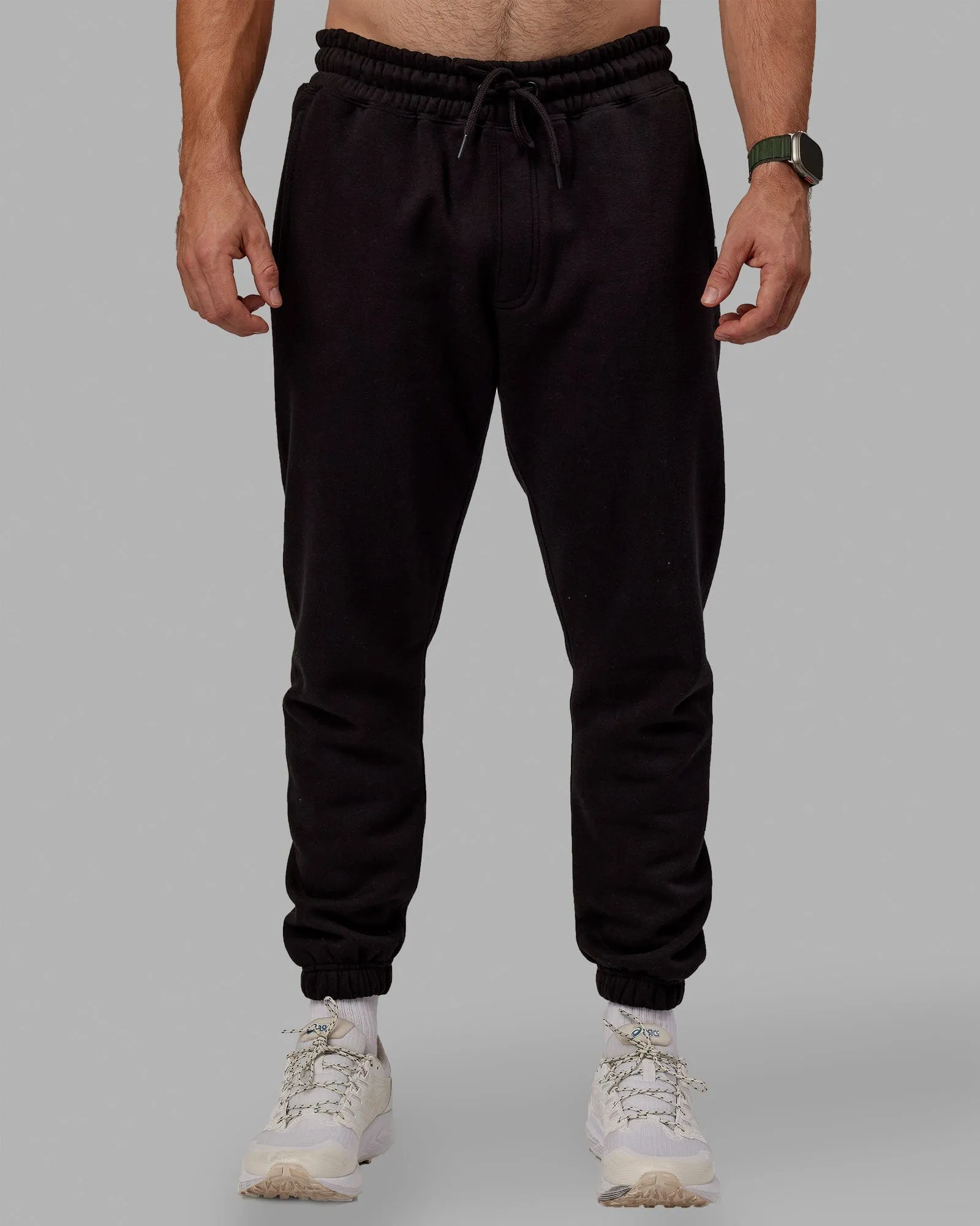 MVP Cuffed Track Pant - Black Stylish Layers Casual Fit