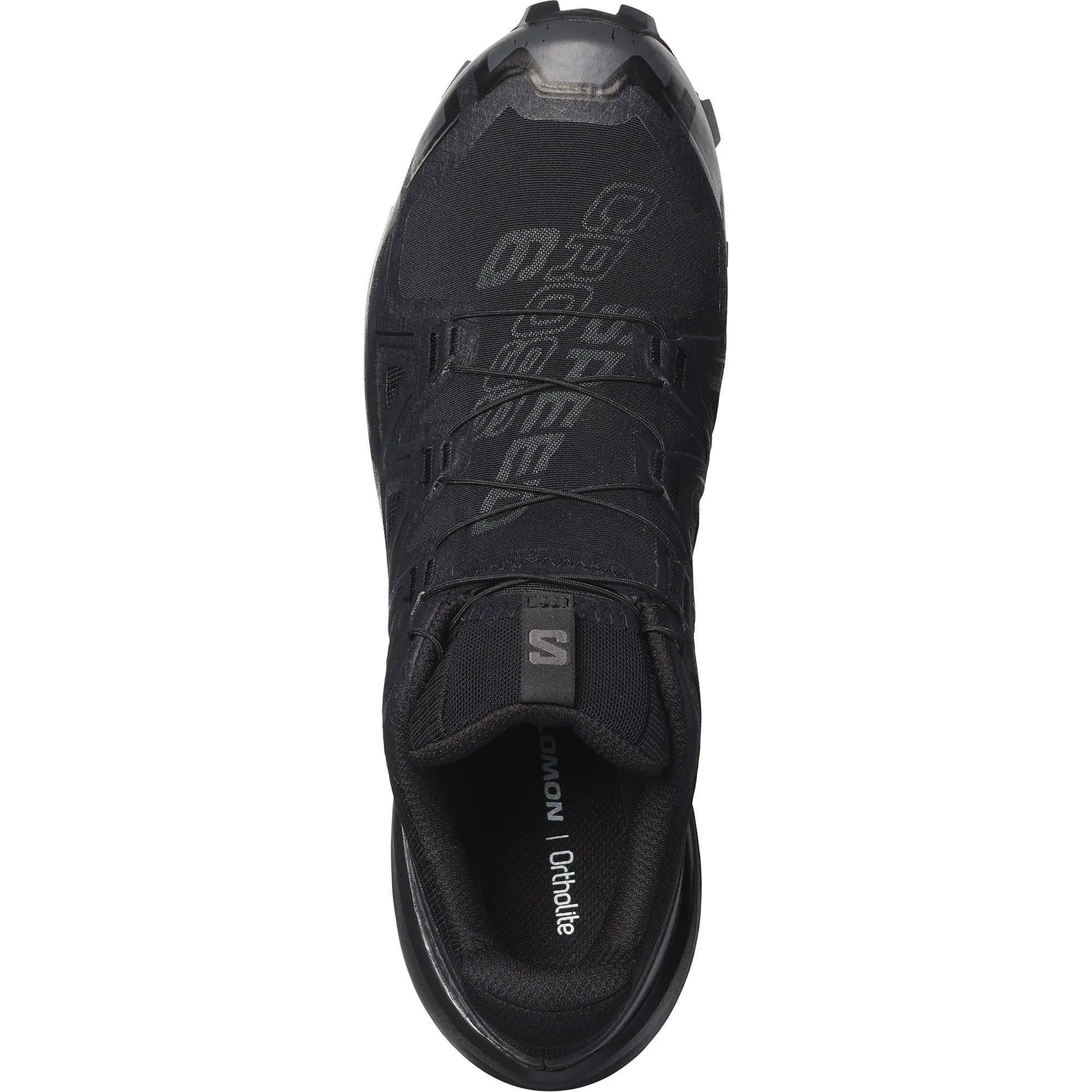 Reinforced Eyelets Durable Abrasion Guard Salomon Speedcross 6 GORE-TEX Mens Trail Running Shoes - Black