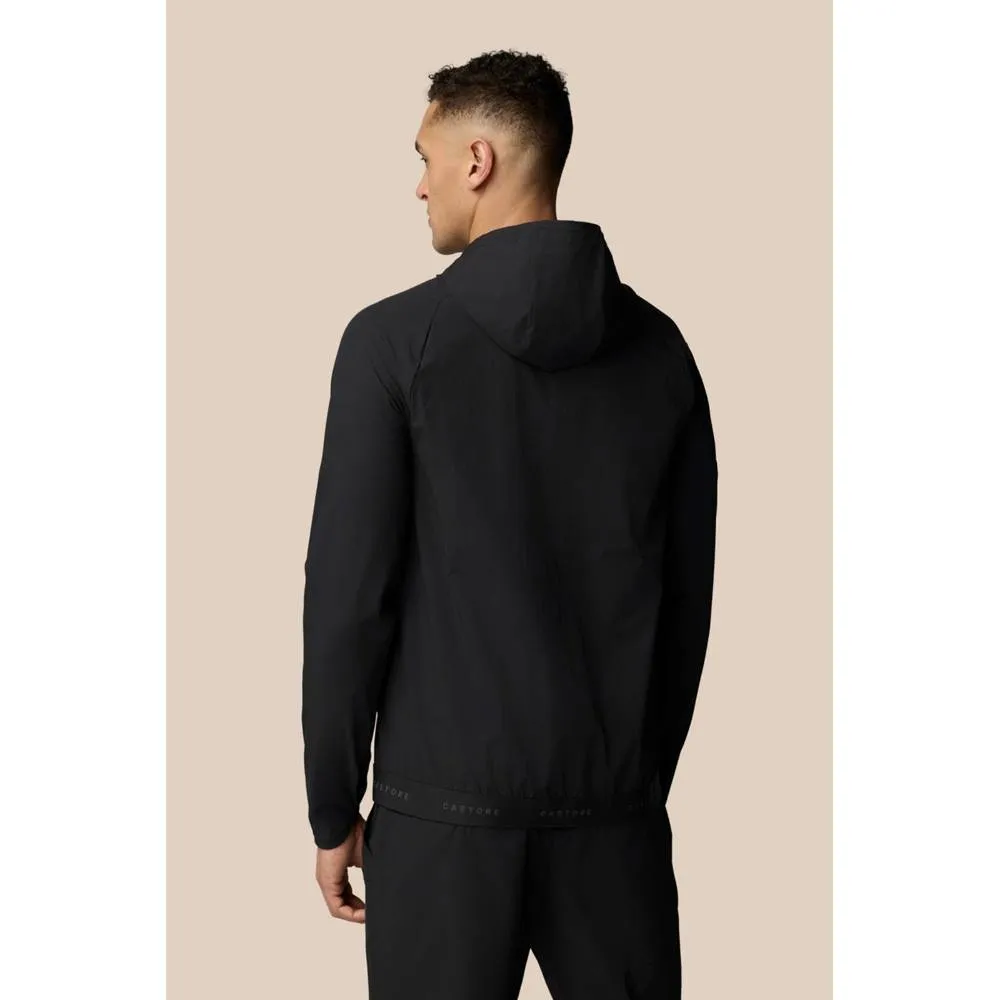 Castore Windbreaker Jacket (Men's) - Black multiple pockets City Streets