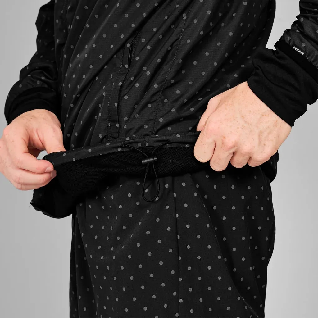 Assist SAYSKY Men's Reflective Polka Blaze Jacket Black