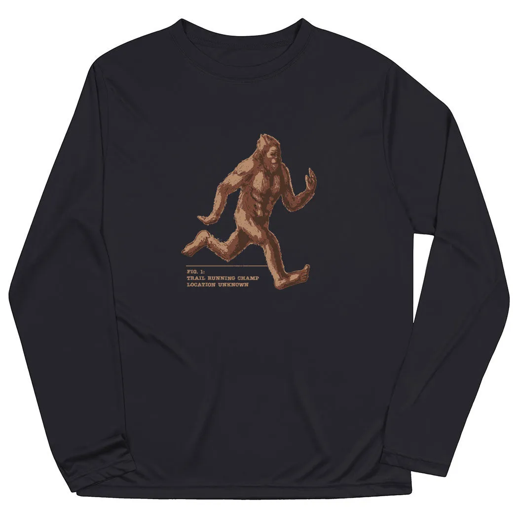Men's Running Long Sleeve Performance Tee - Trail Running Champ Holiday Style Breathable Performance Wear