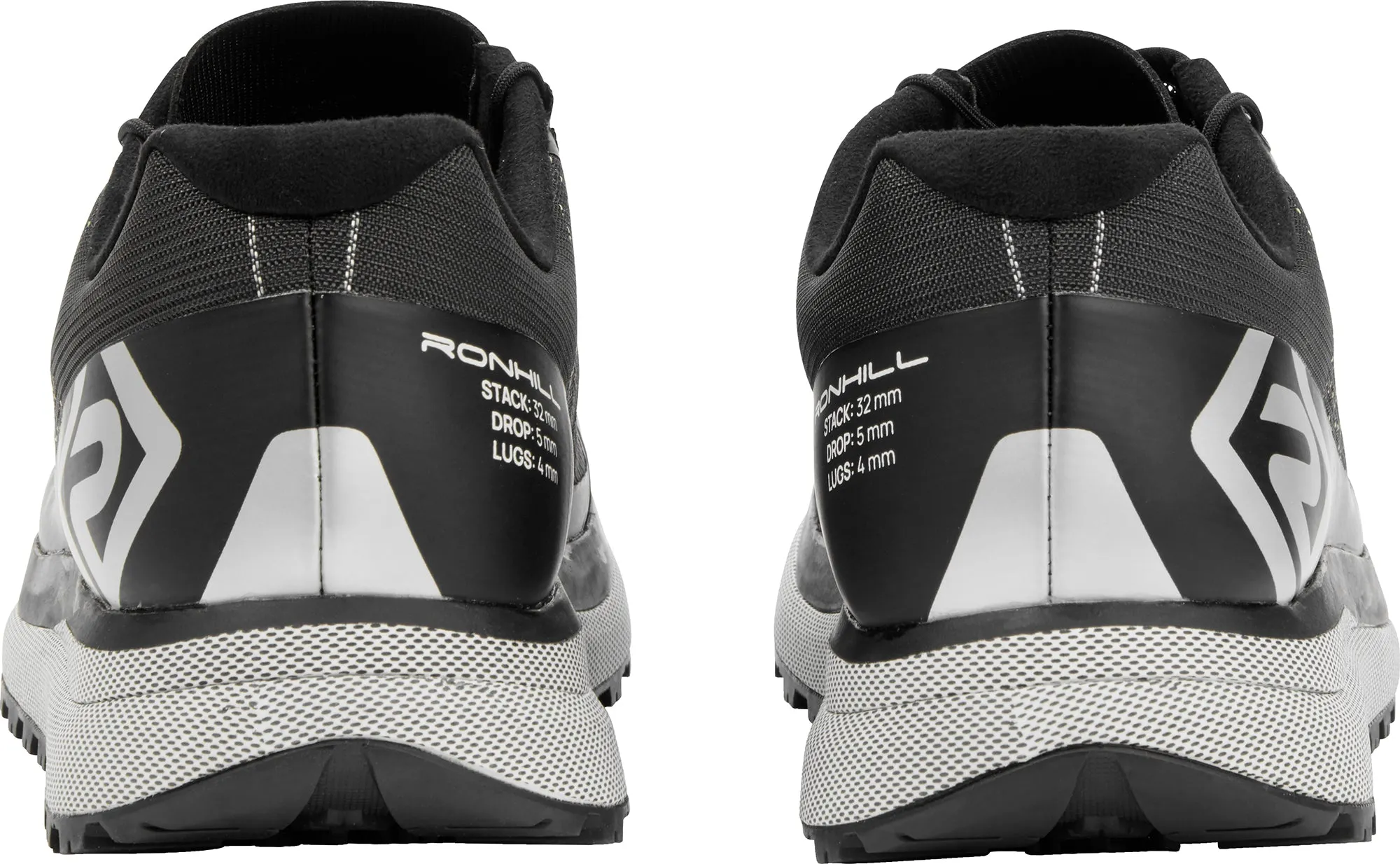 women??s trail sneakers Shock absorption tech Ronhill Freedom Mens Trail Running Shoes - Black