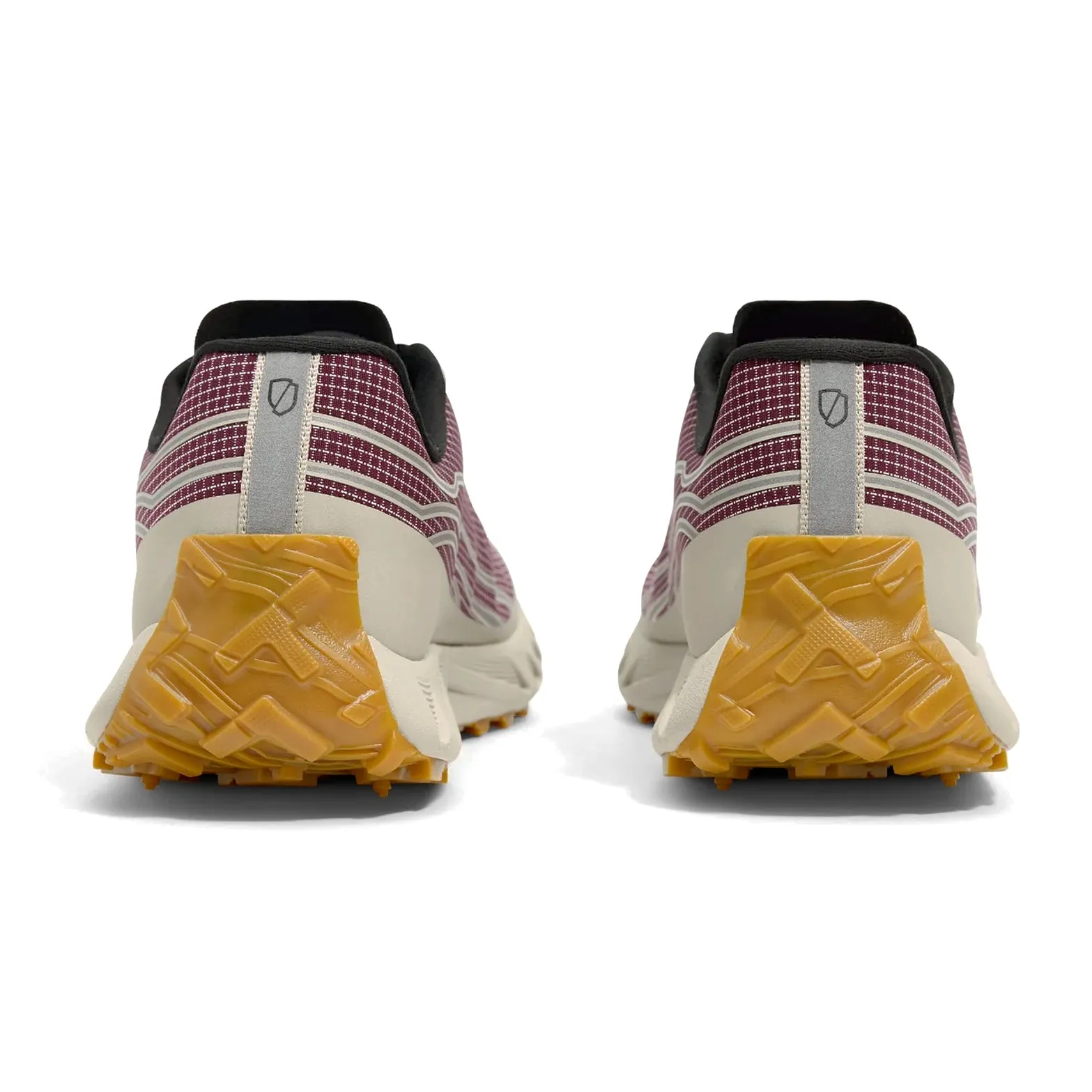 Men's 002 Trail Running Shoes Amaranth technical terrain sneakers Smooth Heel Transition