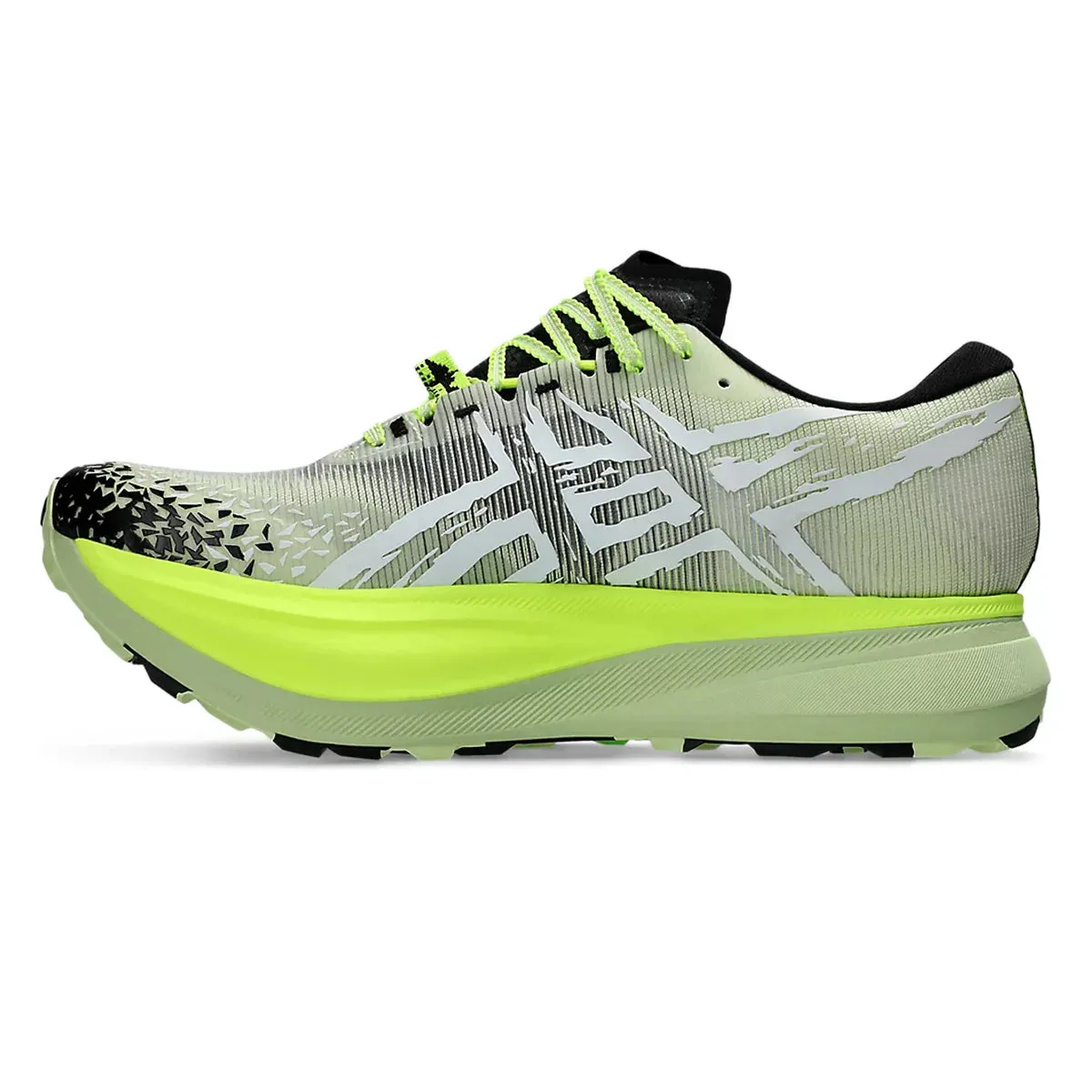 fast trail running shoes Orthopedic Footbed Design Asics MetaFuji Trail Mens