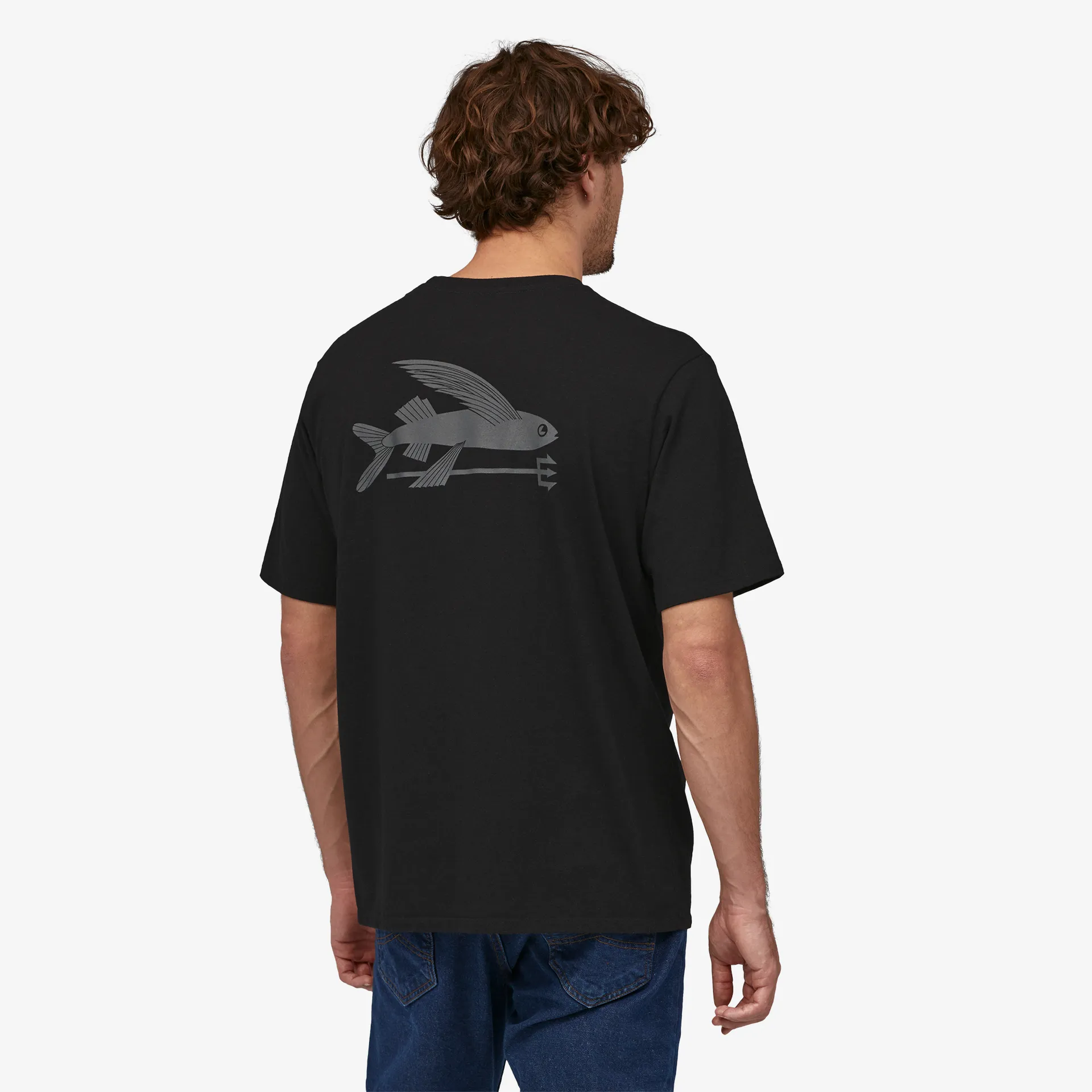 HygroscopicFiber Comfort Fit Men??s Flying Fish Responsibili-Tee?